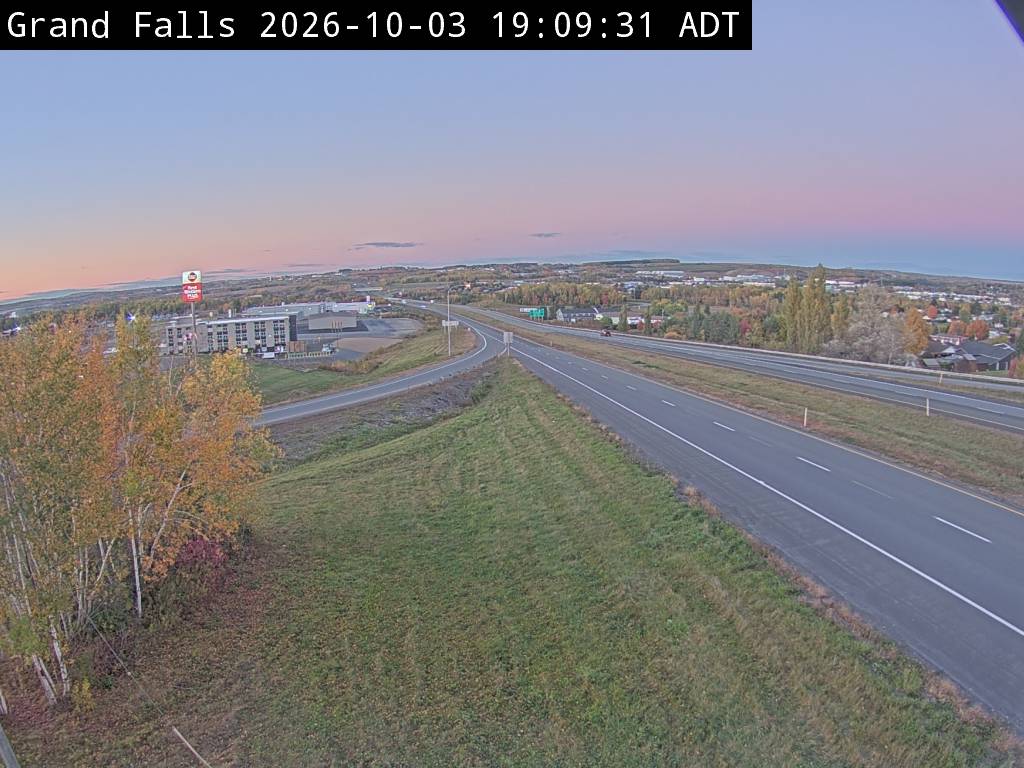 Web Cam image of Grand Falls (NB Highway 2)