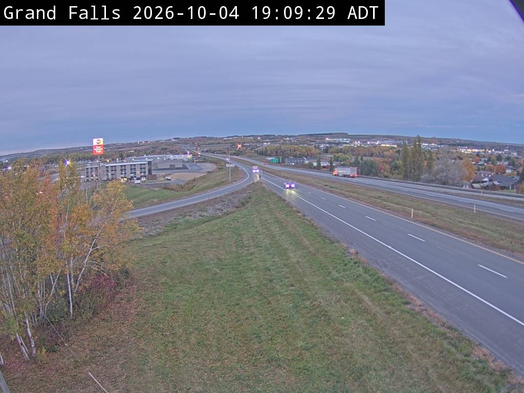 Web Cam image of Grand Falls (NB Highway 2)