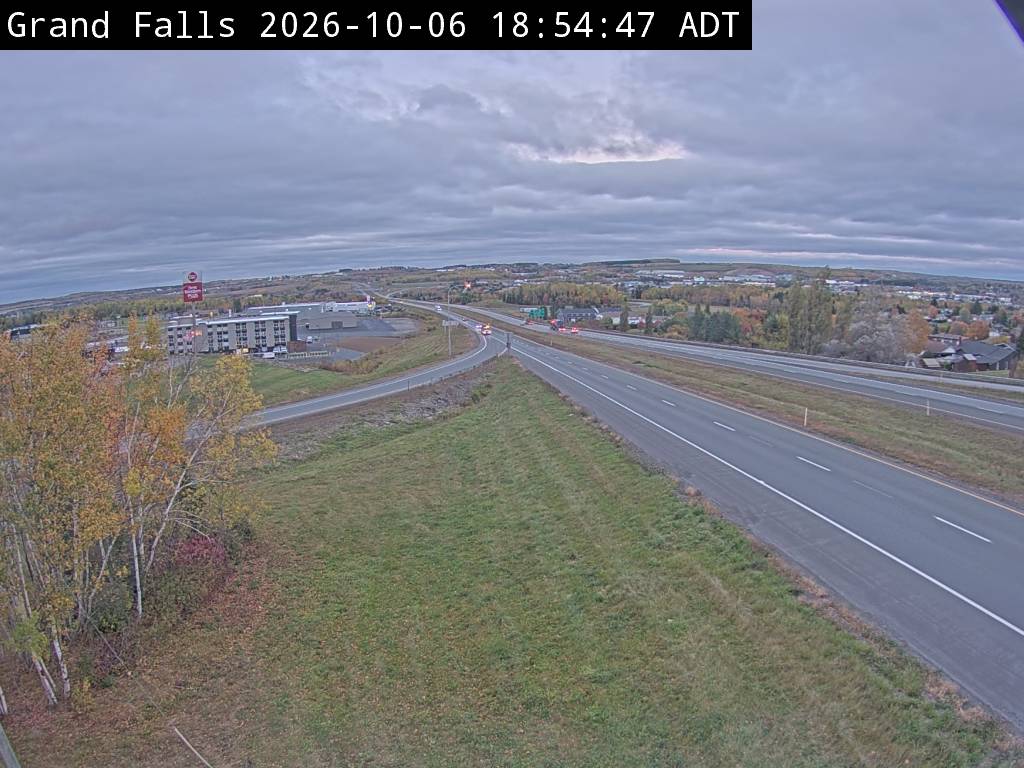 Web Cam image of Grand Falls (NB Highway 2)