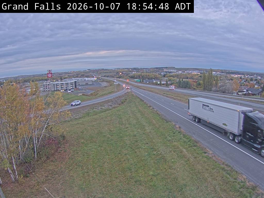 Web Cam image of Grand Falls (NB Highway 2)