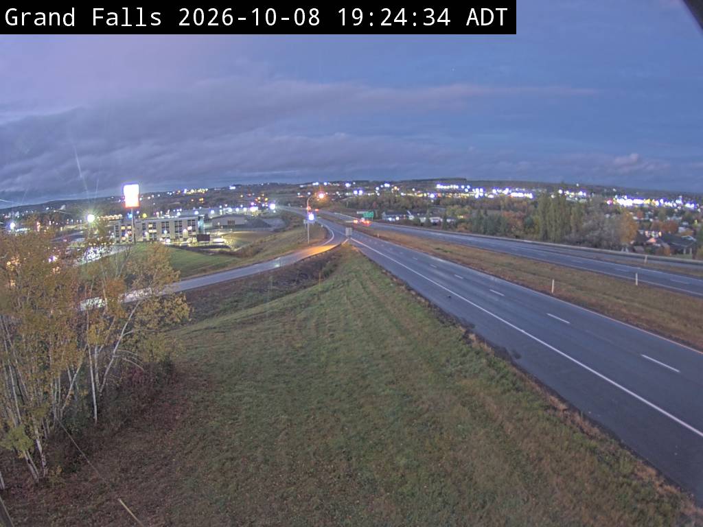 Web Cam image of Grand Falls (NB Highway 2)