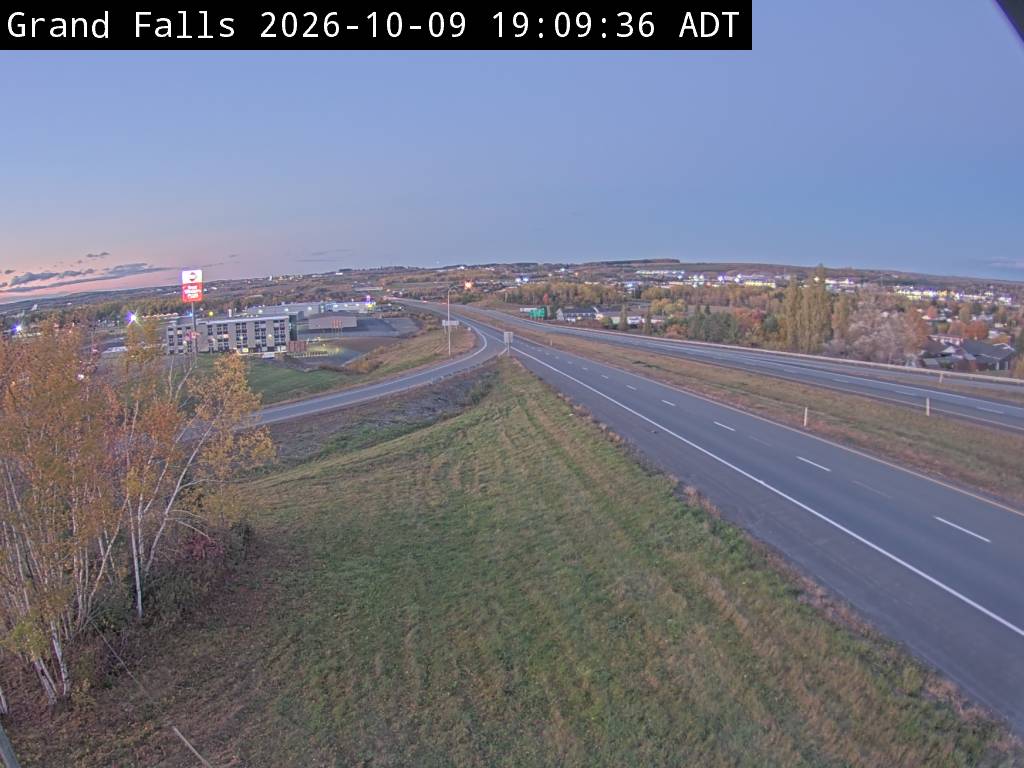 Web Cam image of Grand Falls (NB Highway 2)