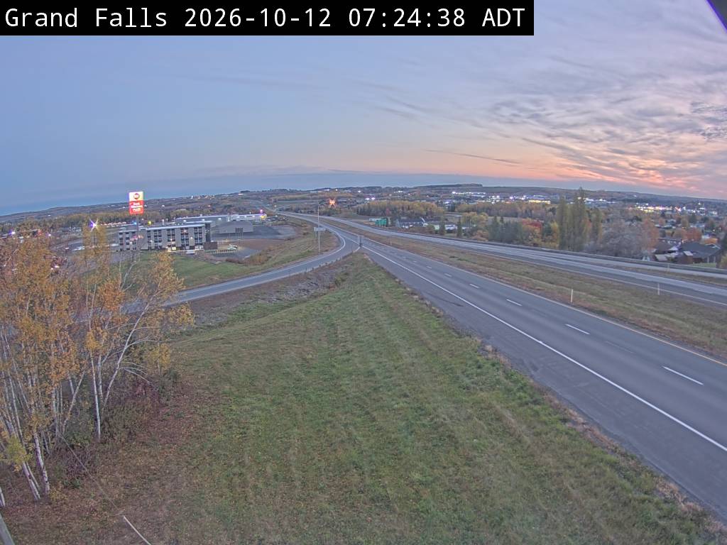 Web Cam image of Grand Falls (NB Highway 2)