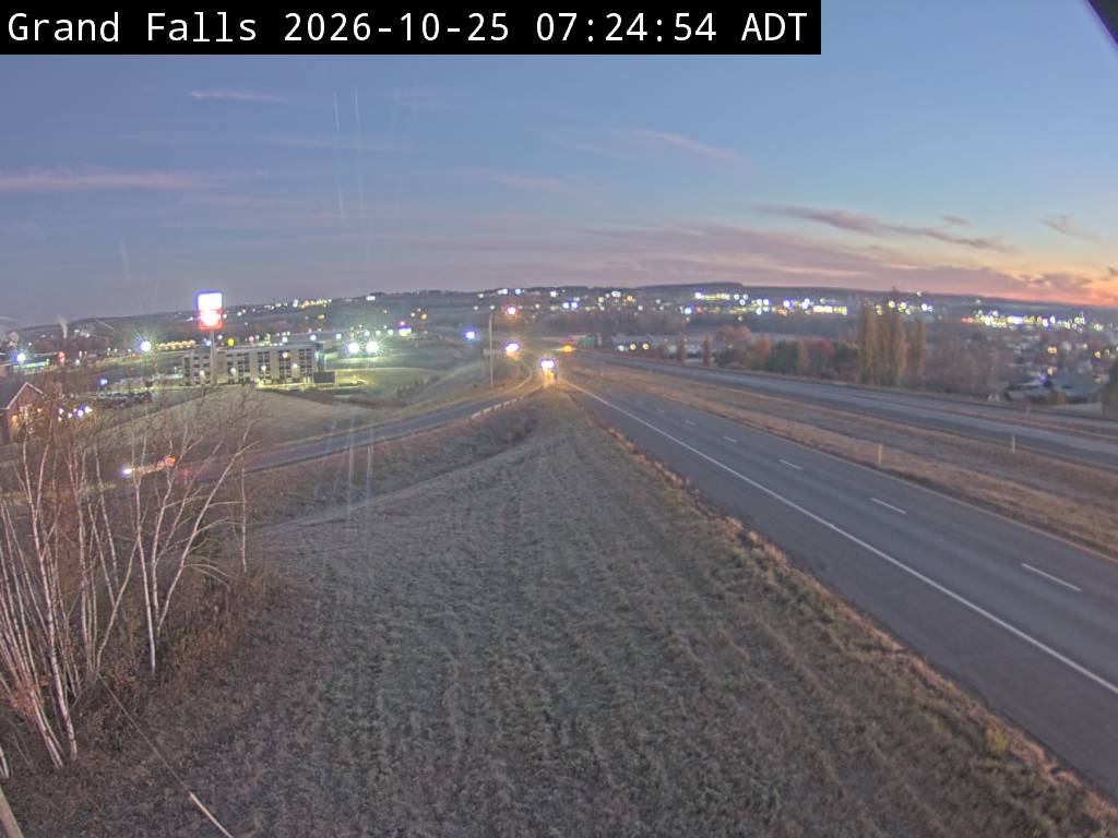 Web Cam image of Grand Falls (NB Highway 2)