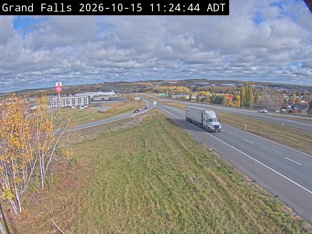 Web Cam image of Grand Falls (NB Highway 2)