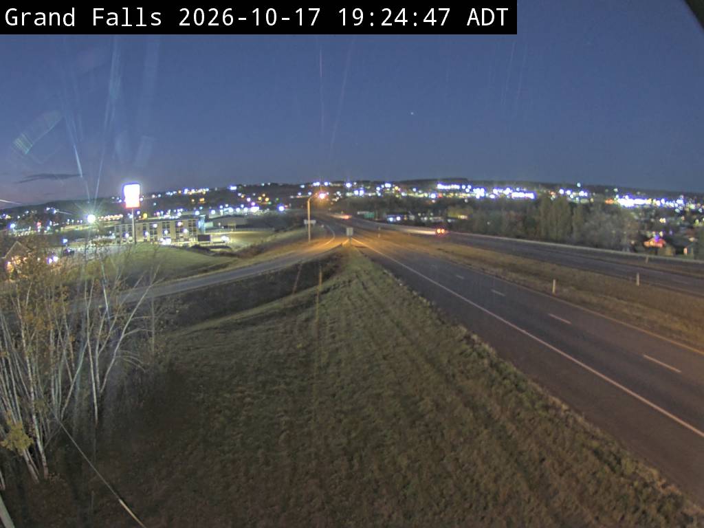 Web Cam image of Grand Falls (NB Highway 2)