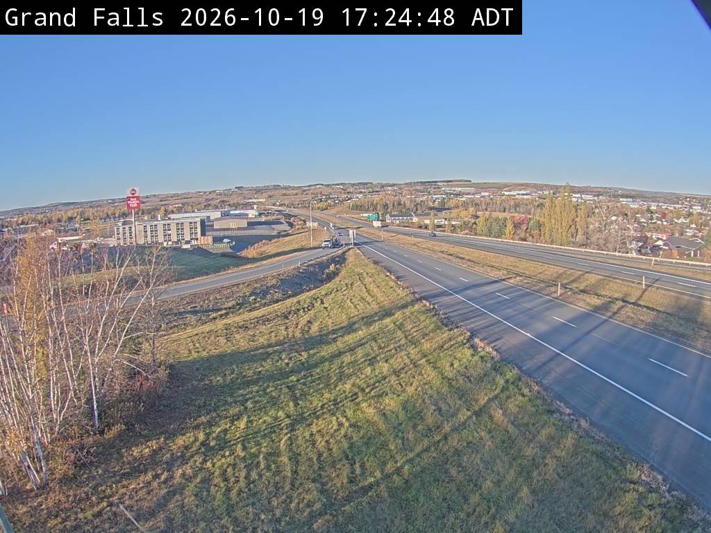 Web Cam image of Grand Falls (NB Highway 2)