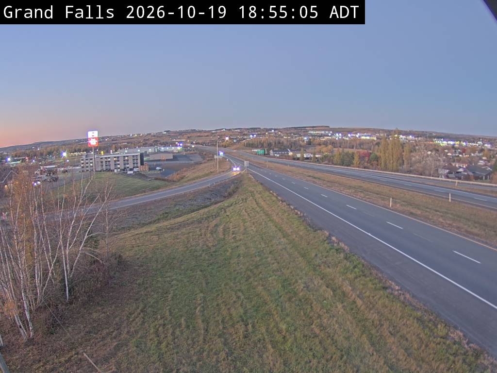Web Cam image of Grand Falls (NB Highway 2)