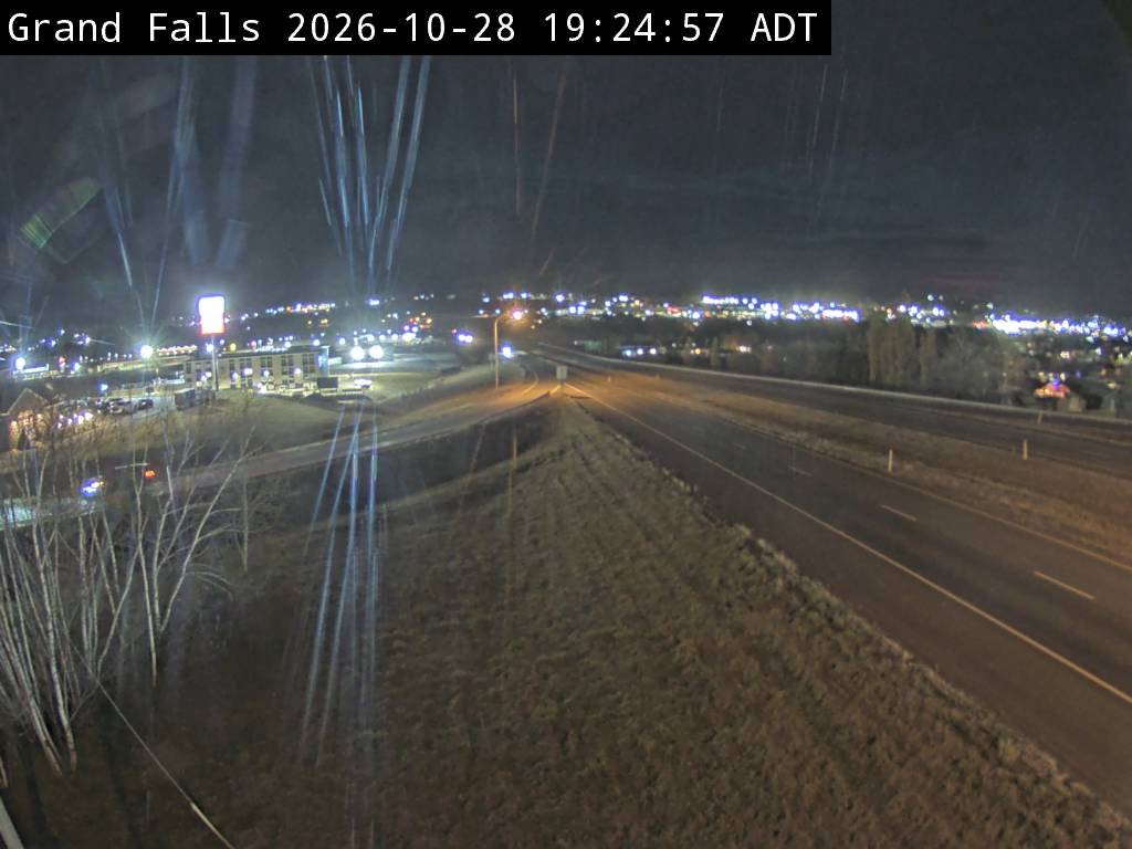 Web Cam image of Grand Falls (NB Highway 2)