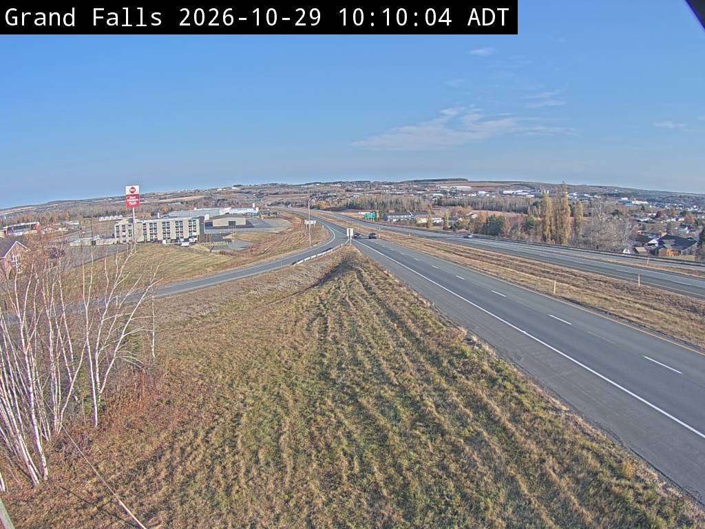 Web Cam image of Grand Falls (NB Highway 2)