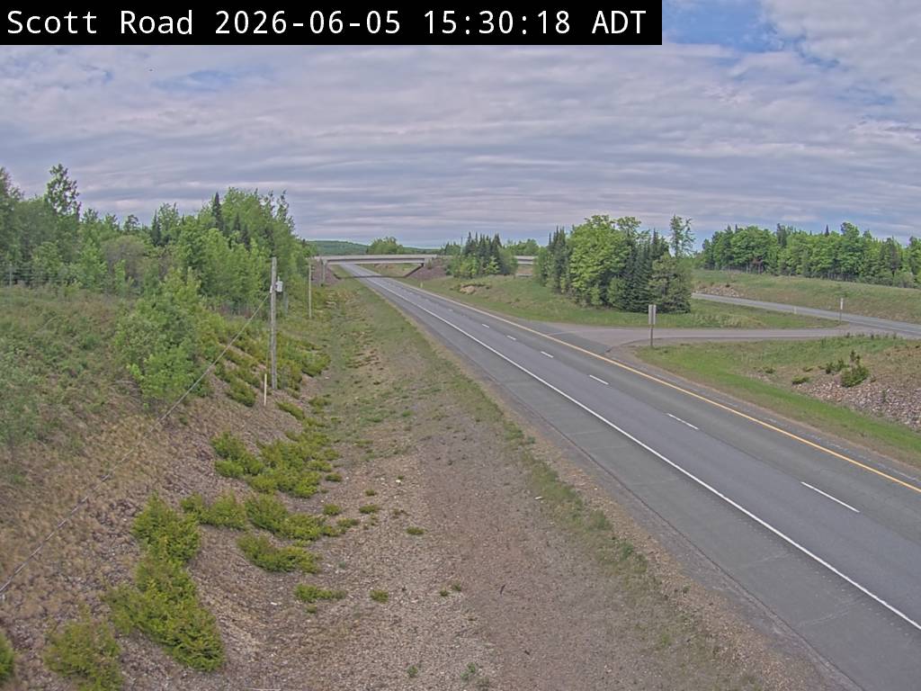 Web Cam image of Bairdsville (NB Highway 2)