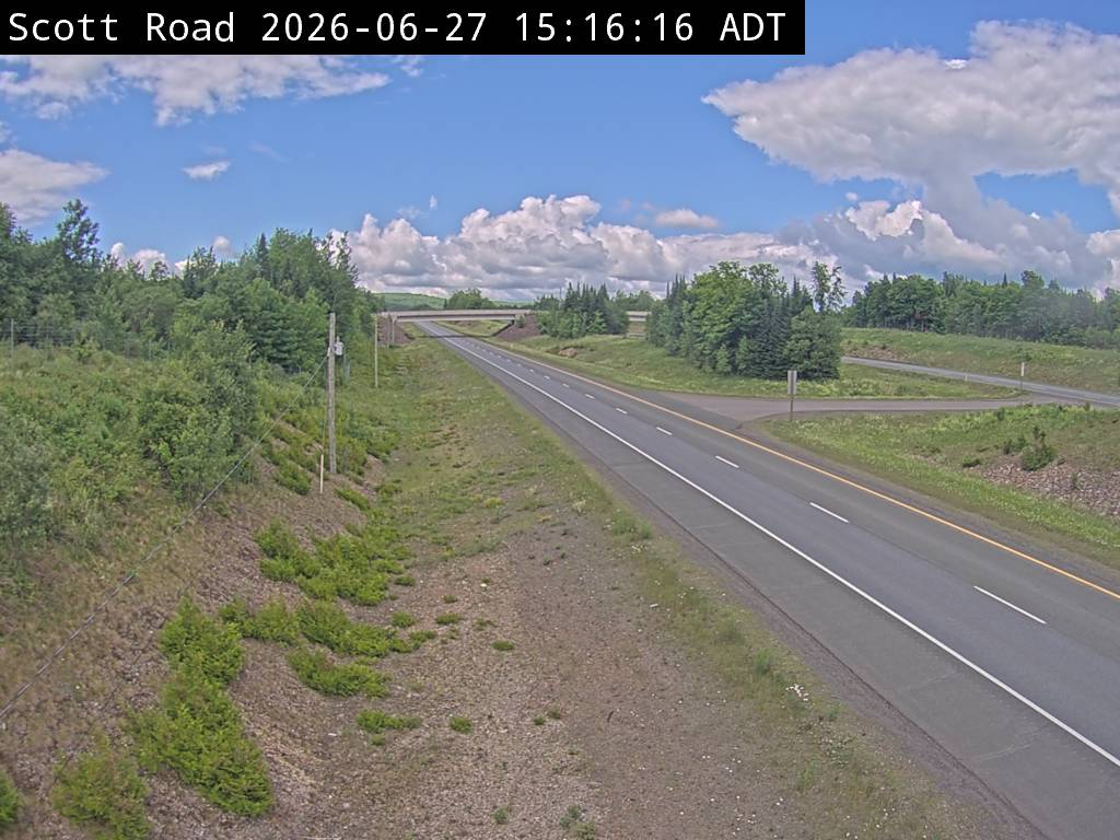 Web Cam image of Bairdsville (NB Highway 2)