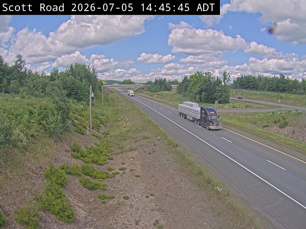Web Cam image of Bairdsville (NB Highway 2)
