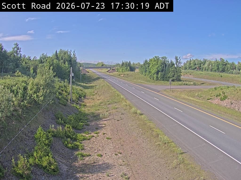 Web Cam image of Bairdsville (NB Highway 2)