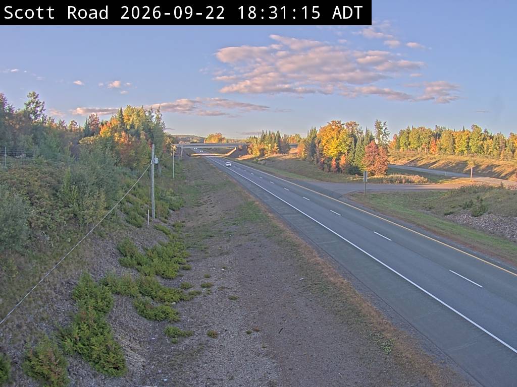 Web Cam image of Bairdsville (NB Highway 2)