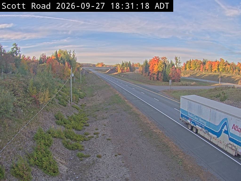 Web Cam image of Bairdsville (NB Highway 2)