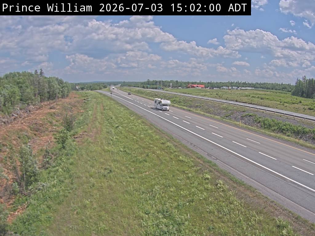 Web Cam image of Prince William (NB Highway 2)