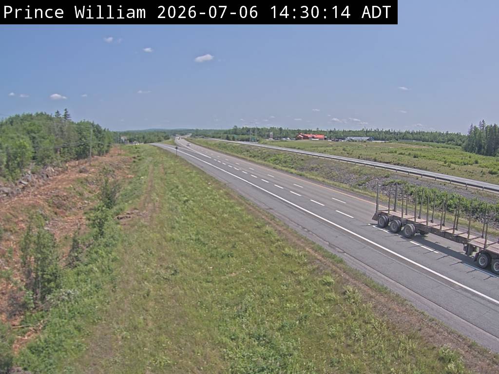 Web Cam image of Prince William (NB Highway 2)