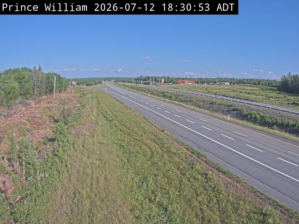 Web Cam image of Prince William (NB Highway 2)