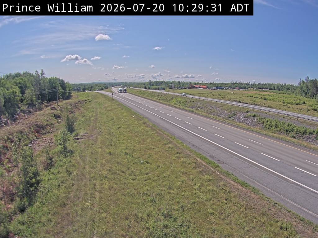 Web Cam image of Prince William (NB Highway 2)