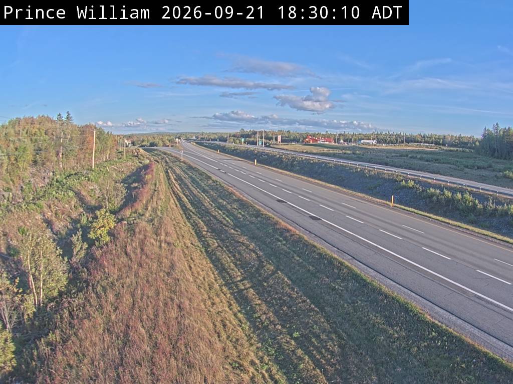 Web Cam image of Prince William (NB Highway 2)
