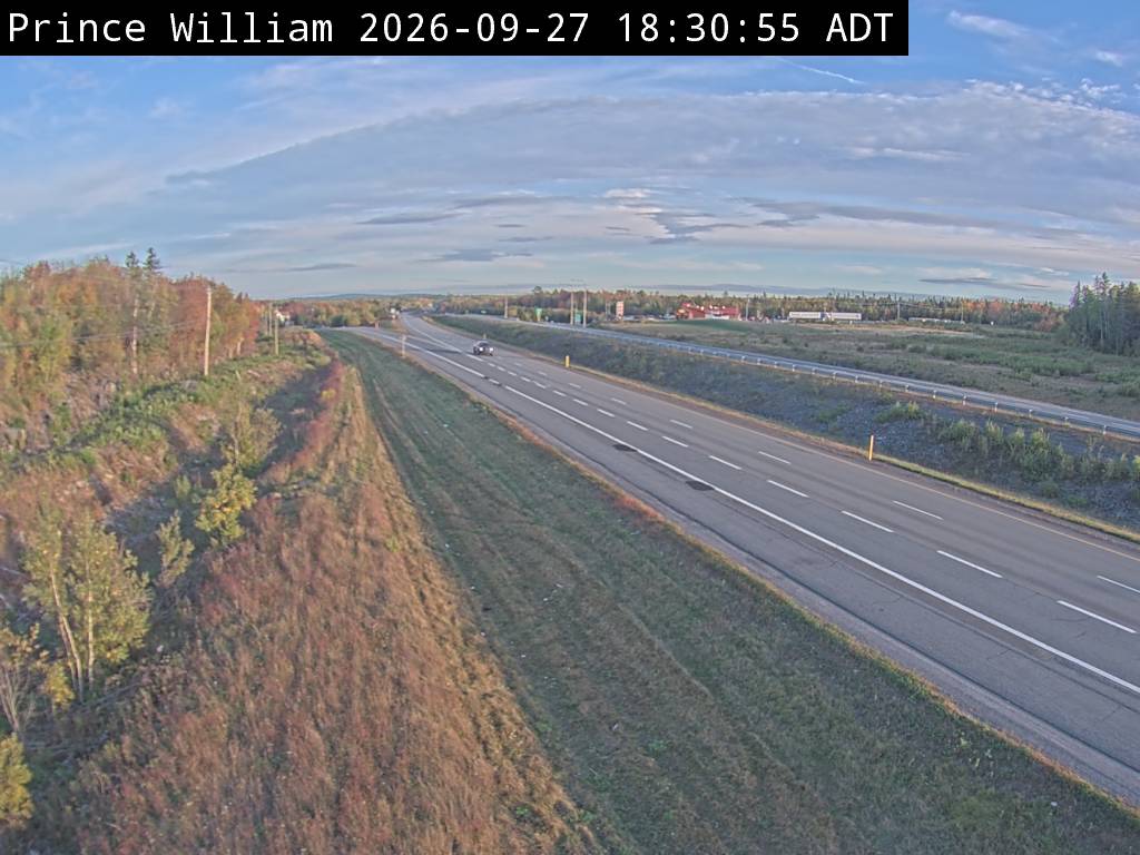 Web Cam image of Prince William (NB Highway 2)