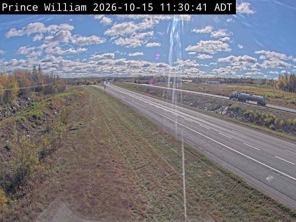 Web Cam image of Prince William (NB Highway 2)