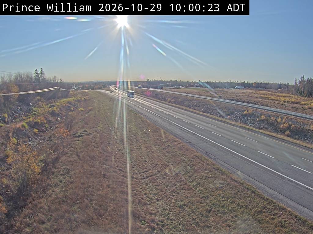 Web Cam image of Prince William (NB Highway 2)