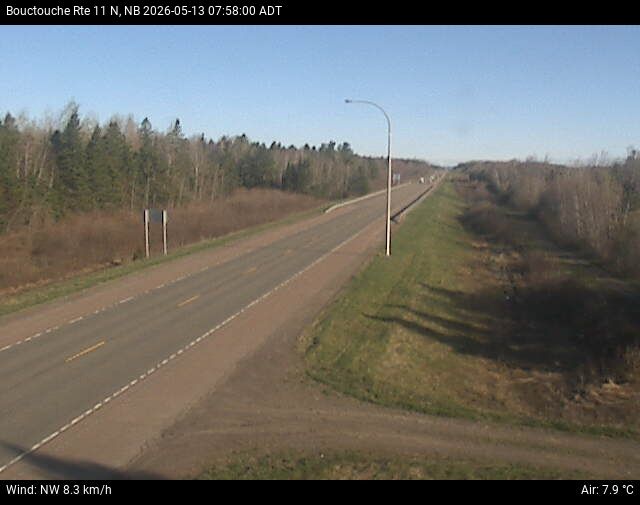 Web Cam image of Bouctouche (NB Highway 11)