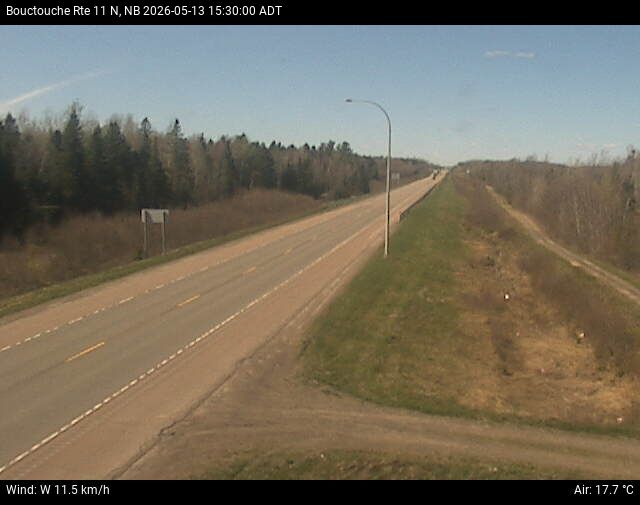 Web Cam image of Bouctouche (NB Highway 11)