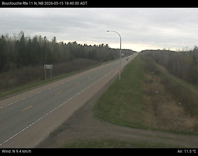 Web Cam image of Bouctouche (NB Highway 11)