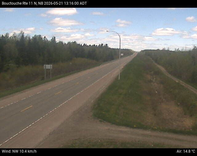 Web Cam image of Bouctouche (NB Highway 11)