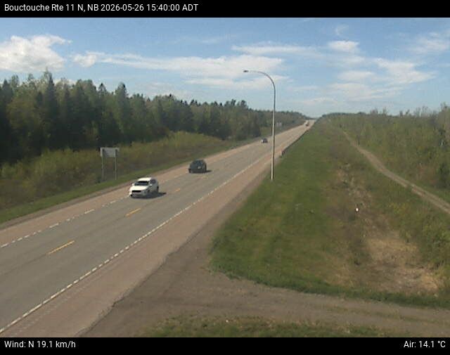 Web Cam image of Bouctouche (NB Highway 11)