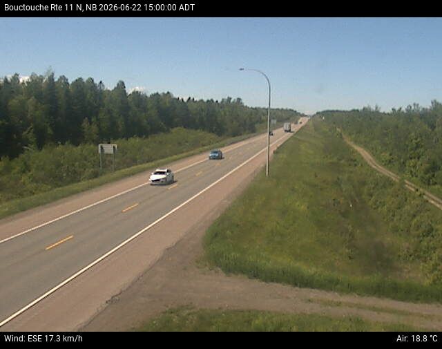 Web Cam image of Bouctouche (NB Highway 11)