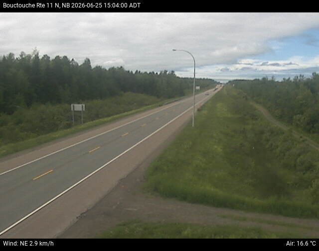 Web Cam image of Bouctouche (NB Highway 11)
