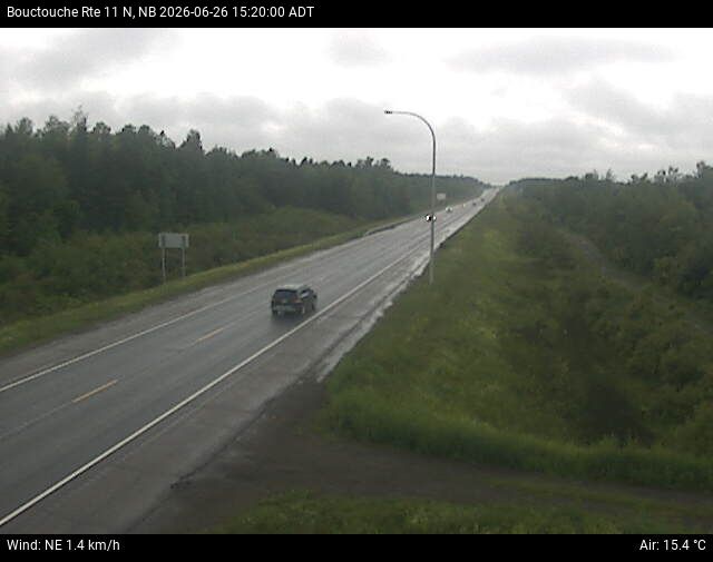 Web Cam image of Bouctouche (NB Highway 11)