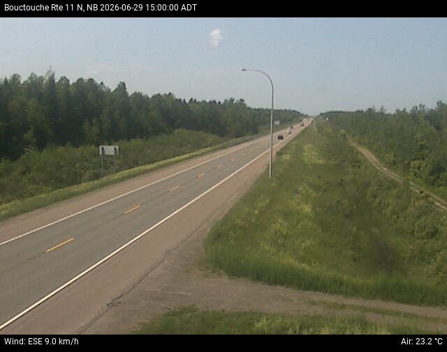 Web Cam image of Bouctouche (NB Highway 11)