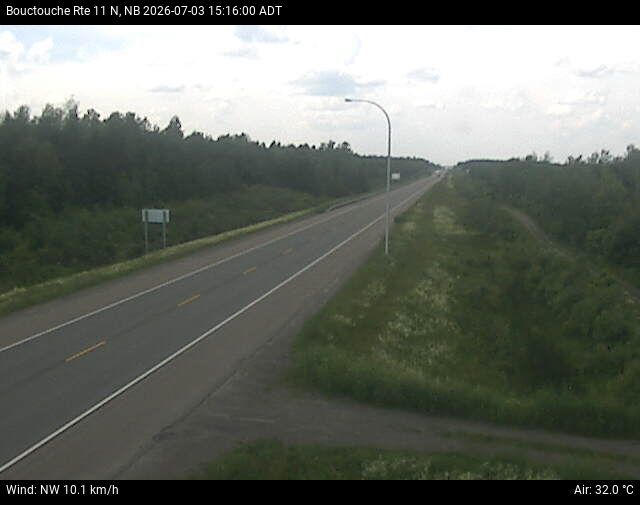 Web Cam image of Bouctouche (NB Highway 11)