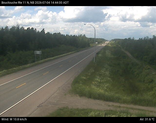 Web Cam image of Bouctouche (NB Highway 11)