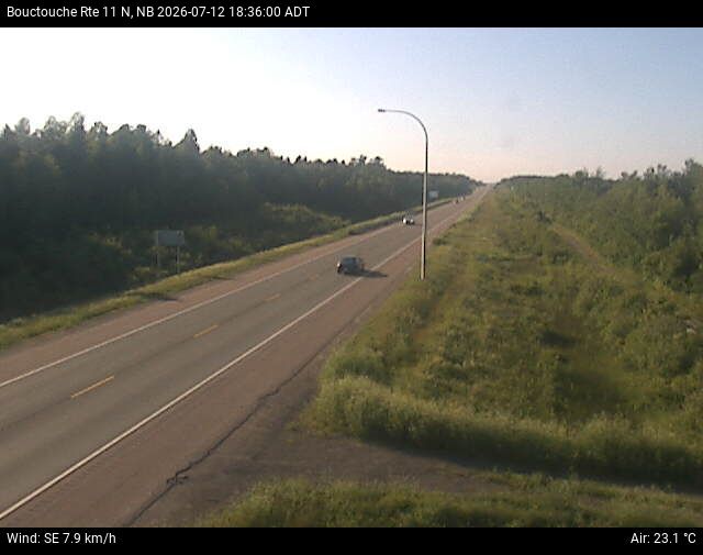 Web Cam image of Bouctouche (NB Highway 11)