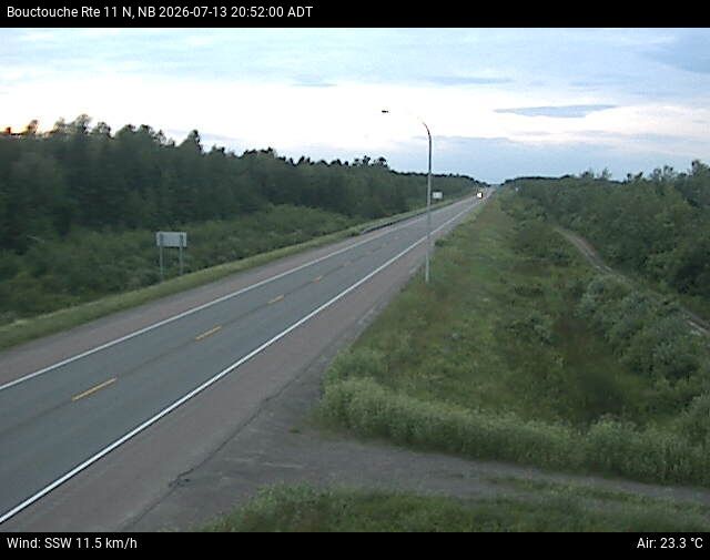 Web Cam image of Bouctouche (NB Highway 11)