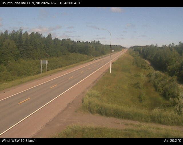 Web Cam image of Bouctouche (NB Highway 11)