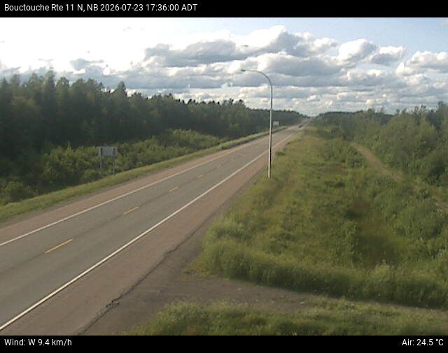 Web Cam image of Bouctouche (NB Highway 11)