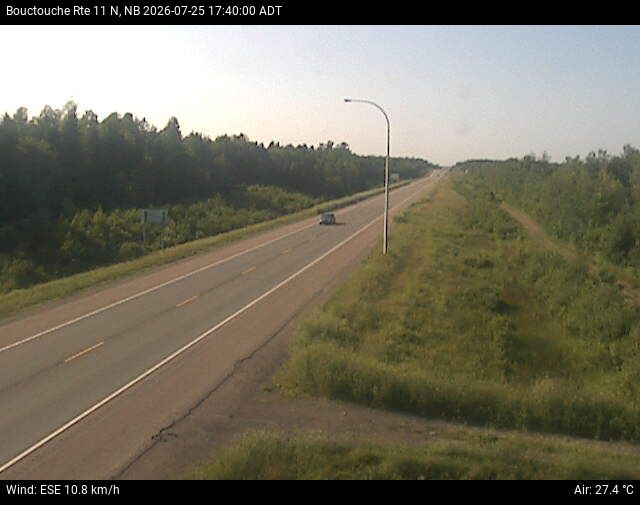 Web Cam image of Bouctouche (NB Highway 11)
