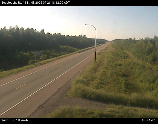 Web Cam image of Bouctouche (NB Highway 11)