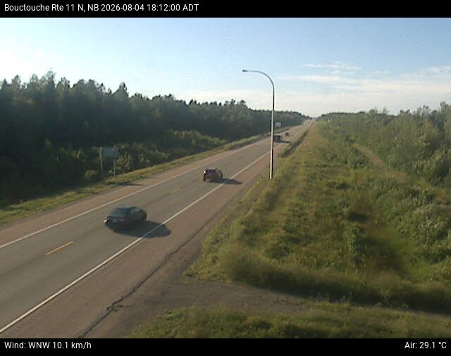 Web Cam image of Bouctouche (NB Highway 11)