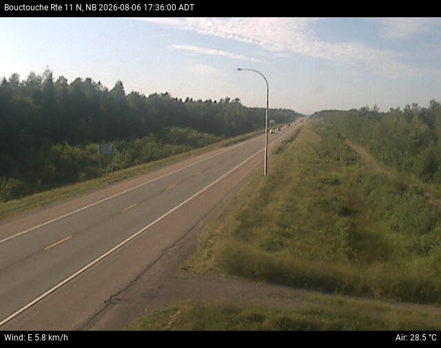 Web Cam image of Bouctouche (NB Highway 11)