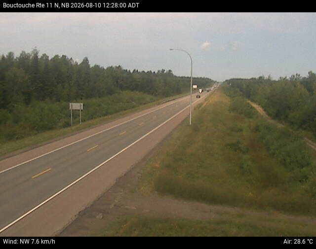 Web Cam image of Bouctouche (NB Highway 11)
