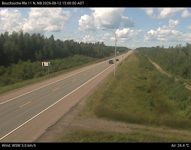 Web Cam image of Bouctouche (NB Highway 11)