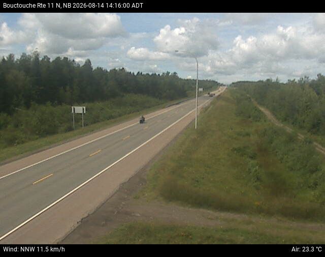 Web Cam image of Bouctouche (NB Highway 11)